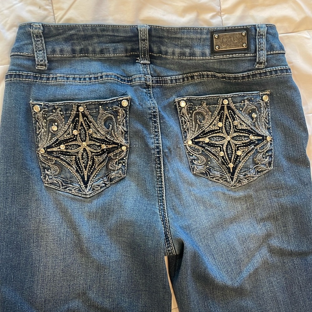 Earl rhinestone bling back pocket size 6